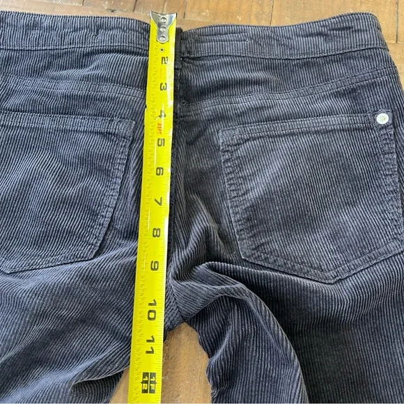 Anthropologie Pilcro 26 Icon Flare Corduroy Pants Jeans charcoal gray - Picture 11 of 12